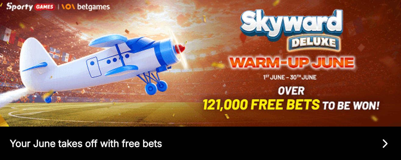 SportyBet English platform features football jackpot SportyTV ACCA boost